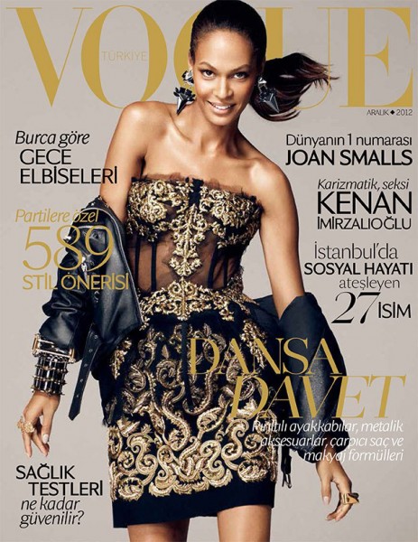 Joan Smalls Dons Dolce & Gabbana for Vogue Turkey's December 2012 Cover Joan Smalls Dons Dolce & Gabbana for Vogue Turkey's December 2012 Cover