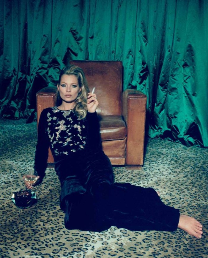 Kate Moss Poses for Venetia Scott in Centrefold’s F/W 2012 Cover Shoot