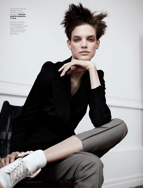 Santiago Ruiseñor  Lenses Maison Martin Margiela x H&M for Elle Mexico December 2012