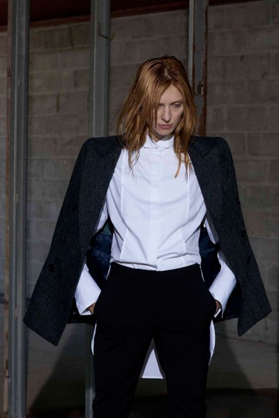 Olga Sherer Dons the Elegance of Paul Smith for Interview Russia's December Issue Olga Sherer Dons the Elegance of Paul Smith for Interview Russia's December Issue