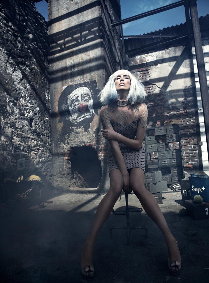 Koray Parlak Shoots Glamour with Edge for Elele Magazine November 2012