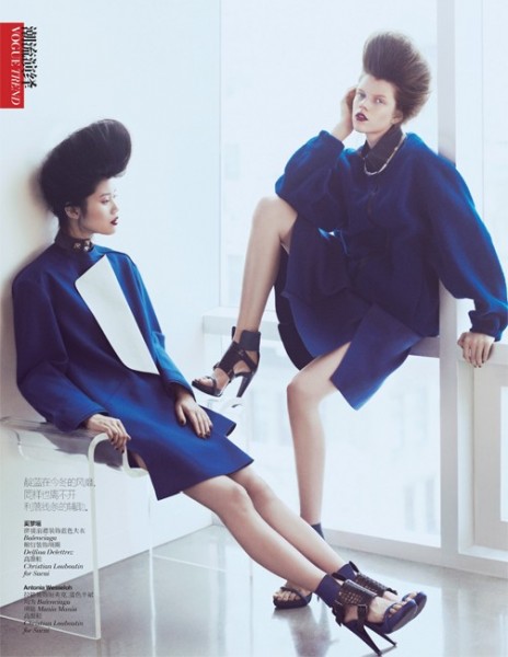 Ming Xi and Antonia Wesseloh Sport Power Dressing for Vogue China November 2012 by Andrew Yee Ming Xi and Antonia Wesseloh Sport Power Dressing for Vogue China November 2012 by Andrew Yee