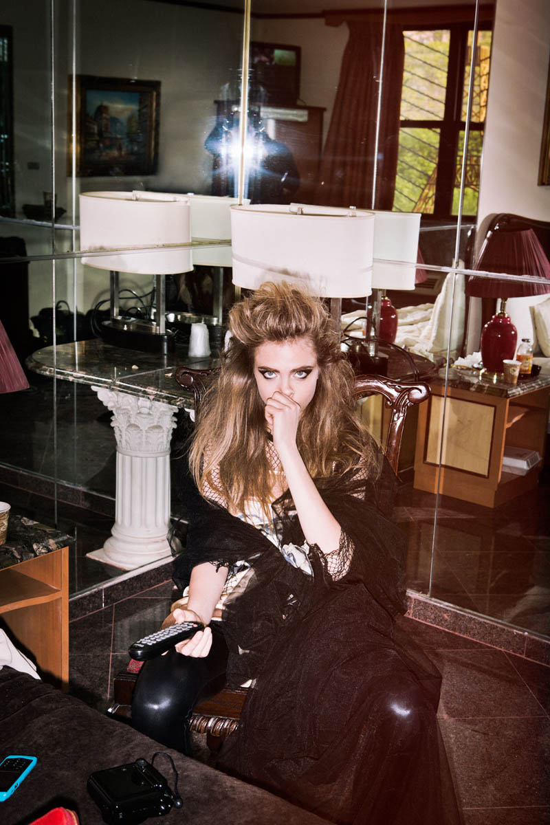 Cara Delevingne Dons Rocker Chic Style for The Journal #32 by Hugh Lippe