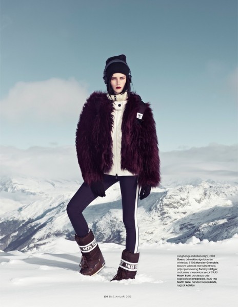Rianne van Rompaey Hits the Slopes for Elle Netherlands' January Issue Rianne van Rompaey Hits the Slopes for Elle Netherlands' January Issue