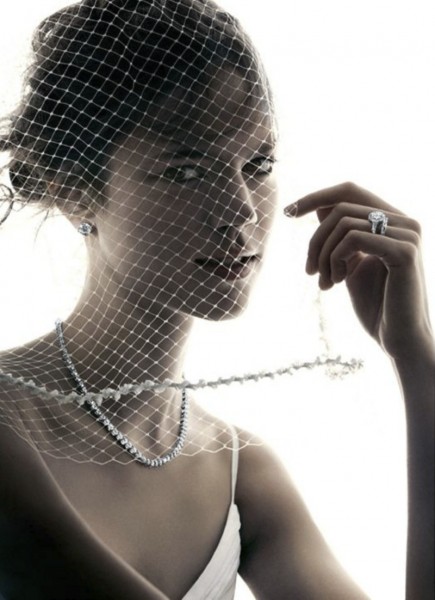 Freja Beha Erichsen Shines in Harry Winston's Holiday 2012 Campaign by Patrick Demarchelier