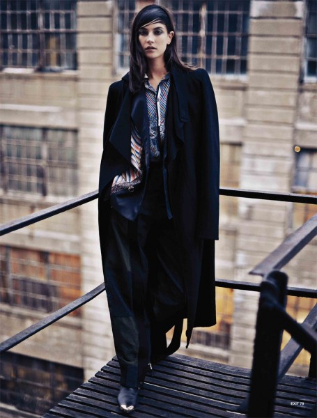 Jacquelyn Jablonski Dons Sleek Style for Exit Magazine F/W 2012 Jacquelyn Jablonski Dons Sleek Style for Exit Magazine F/W 2012