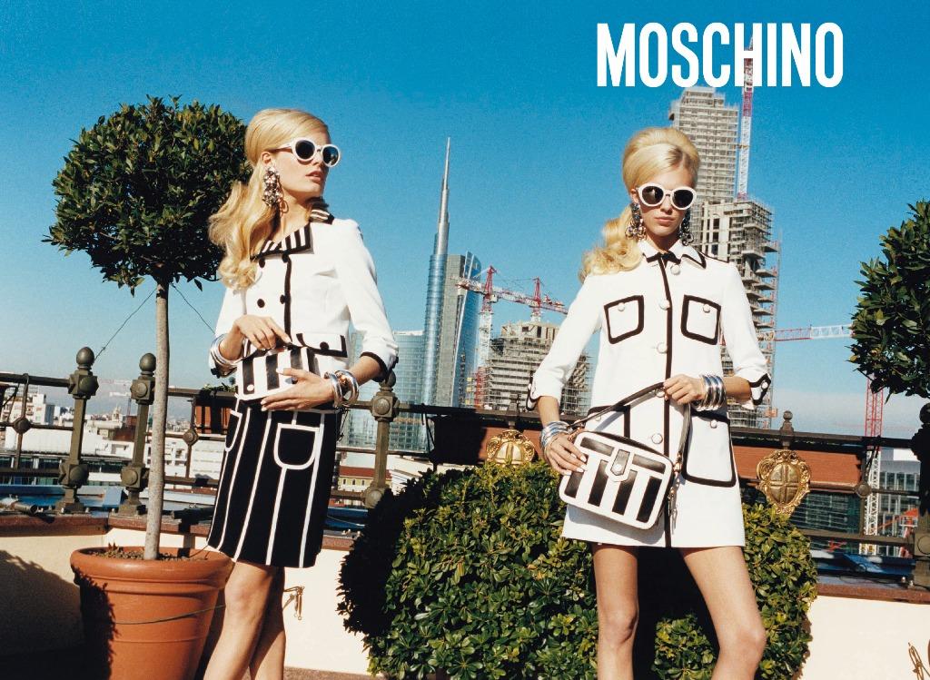 Moschino Heads to Milan for its Spring 2013 Campaign Starring Hanne Gaby Odiele and Juliana Schurig