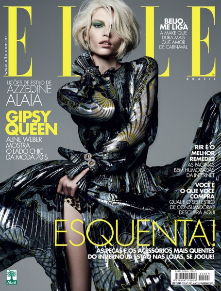 Aline Weber is Boho Glam in Emilio Pucci for Elle Brazil's February 2013 Cover Aline Weber is Boho Glam in Emilio Pucci for Elle Brazil's February 2013 Cover