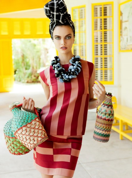 Barbara Fialho Gets Tropical for Elle Mexico January 2013, Shot by Danny Cardozo Barbara Fialho Gets Tropical for Elle Mexico January 2013, Shot by Danny Cardozo