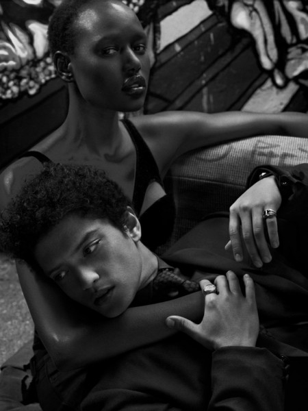 Ajak Deng Gets Up Close with Bruno Mars for Flaunt Magazine by Hunter & Gatti Ajak Deng Gets Up Close with Bruno Mars for Flaunt Magazine by Hunter & Gatti
