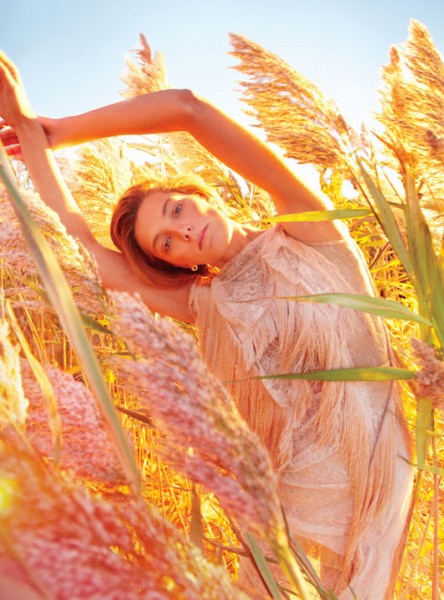 Daria Werbowy is Heaven on Earth for W Magazine's January Issue by Ryan McGinley