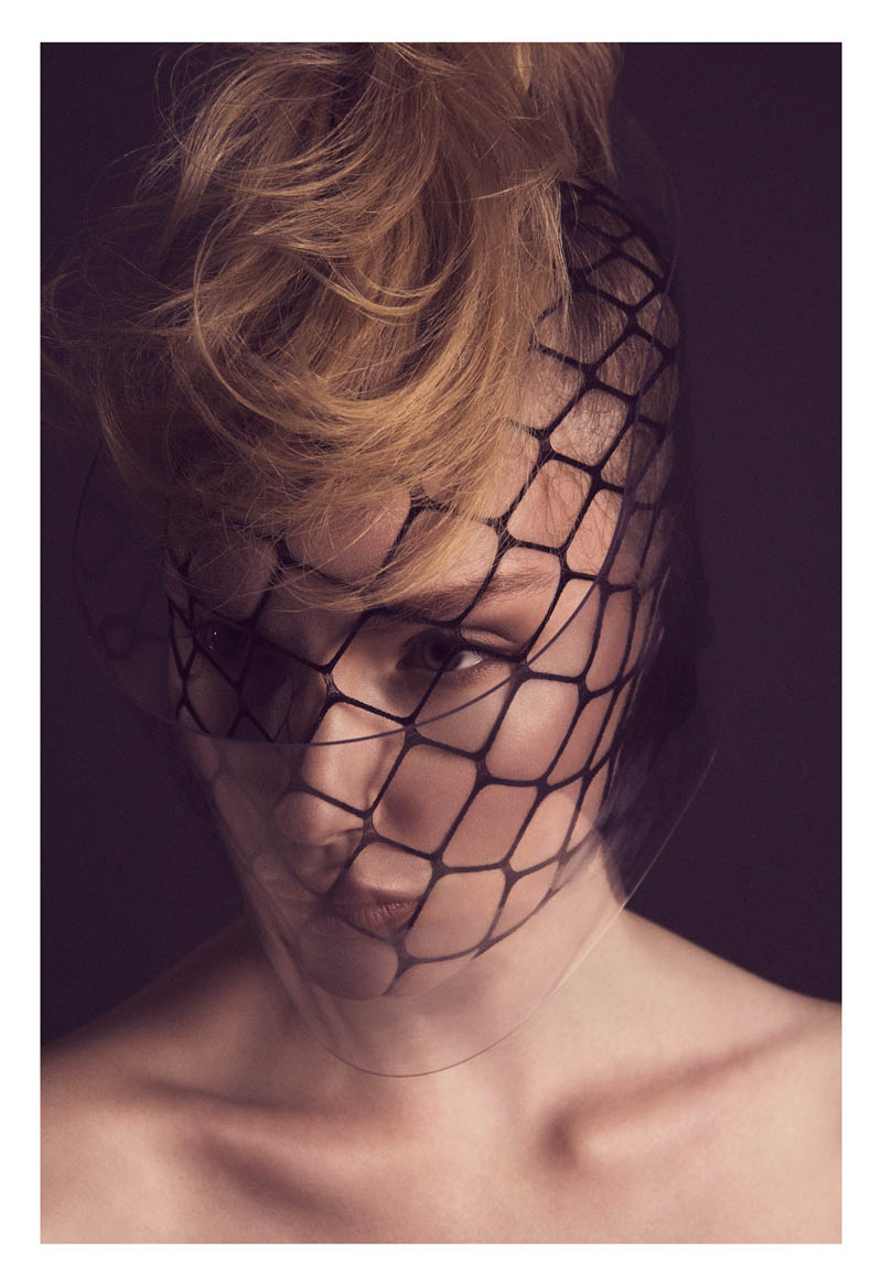 Henrietta Hellberg is a Masked Beauty for Fredrik Wannerstedt