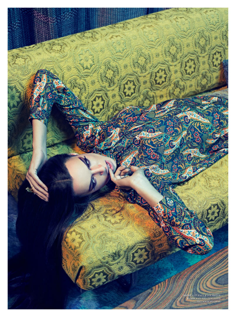 Hind Sahli is 70s Chic in Psychedelic Prints for Arise #19