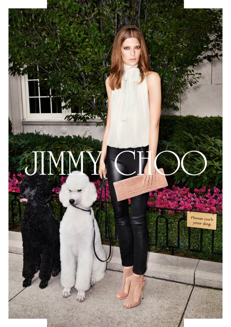 Valerija Kelava starred in Jimmy Choo's spring 2013 campaign