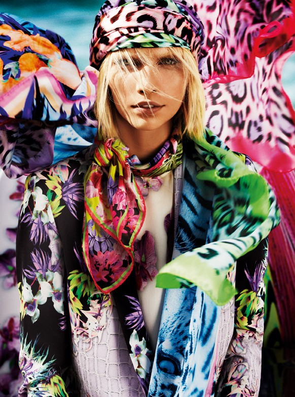 Aline Weber, Ginta Lapina and Emily DiDonato Star in Just Cavalli ...