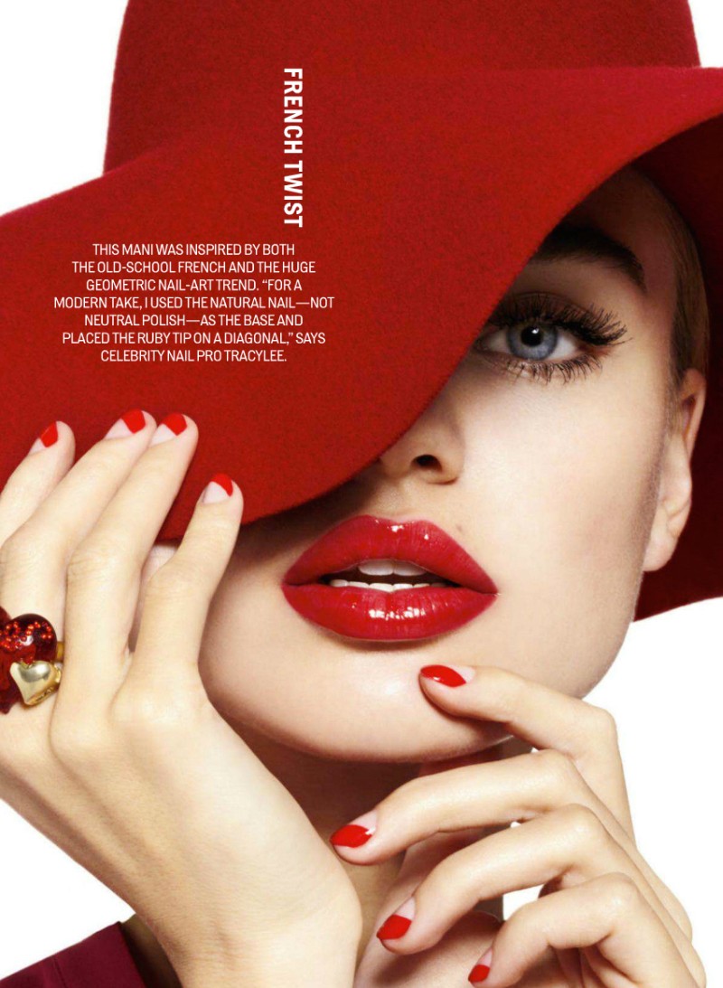 Milou Sluis is Red Hot in Cosmopolitan's February Issue by Jamie Nelson