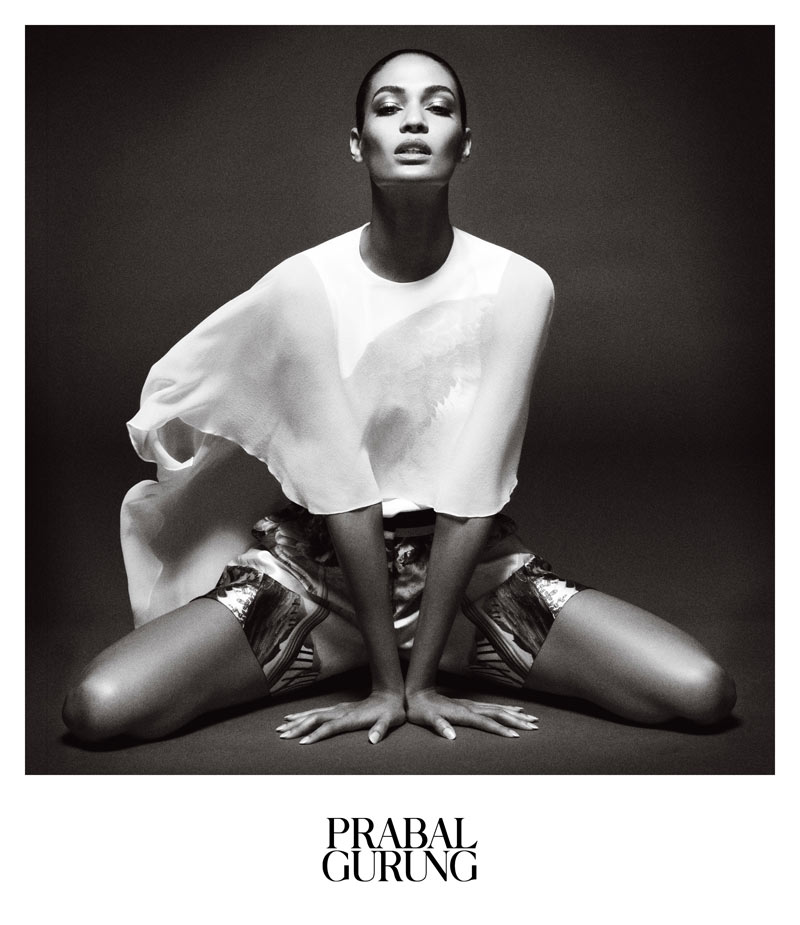 Prabal Gurung Taps Joan Smalls for Spring 2013 Campaign by Daniel Jackson