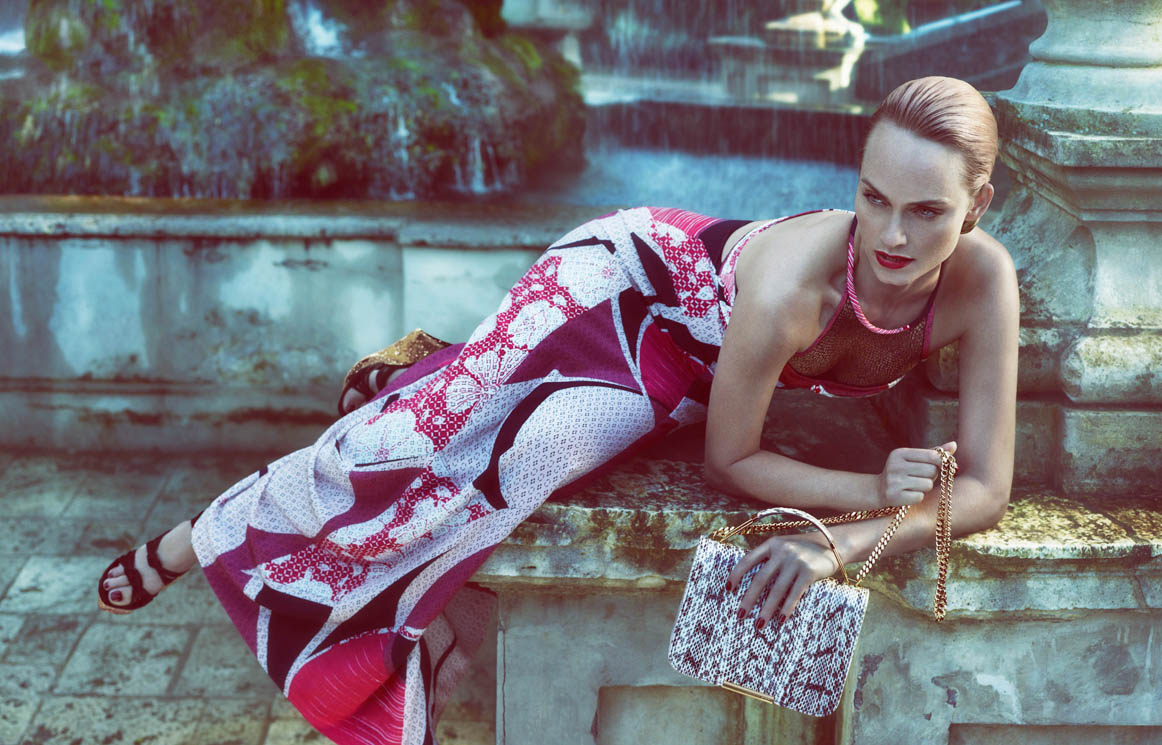 Amber Valletta Returns for Emilio Pucci Spring 2013 Campaign by Mert & Marcus