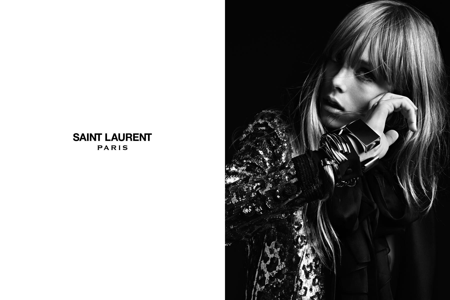 Edie Campbell Stars in the Saint Laurent Spring 2013 Campaign by Hedi ...