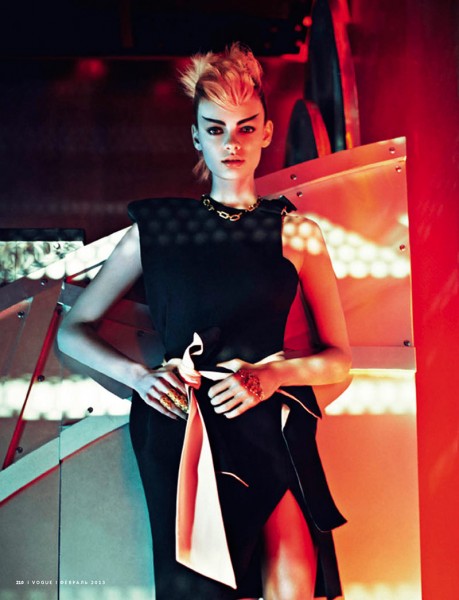 Stef Van der Laan Poses for Sebastian Kim in Vogue Russia's February Issue Stef Van der Laan Poses for Sebastian Kim in Vogue Russia's February Issue