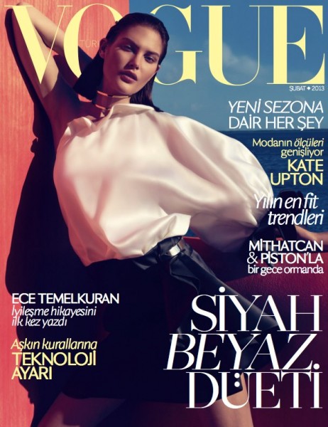 Catherine McNeil Dons Givenchy for Vogue Turkey's February 2013 Cover Catherine McNeil Dons Givenchy for Vogue Turkey's February 2013 Cover