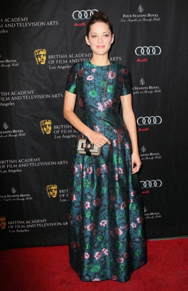 Marion Cotillard in Erdem at 2013 BAFTA Awards Season Tea Party Marion Cotillard in Erdem at 2013 BAFTA Awards Season Tea Party
