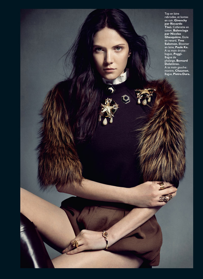 Honer Akrawi Captures Maria Flávia Ferrari and Alexandra Tikerpuu in Baroque Luxe for Grazia France