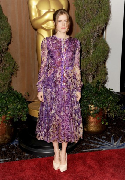 Amy Adams in J. Mendel at the 85th Annual Academy Awards Nominees Luncheon Amy Adams in J. Mendel at the 85th Annual Academy Awards Nominees Luncheon
