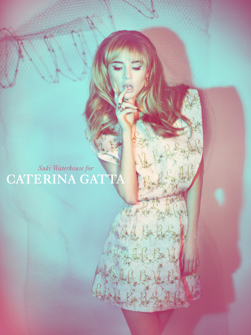 Suki Waterhouse Seduces in Caterina Gatta Spring 2013 Campaign by Paolo Santambrogio