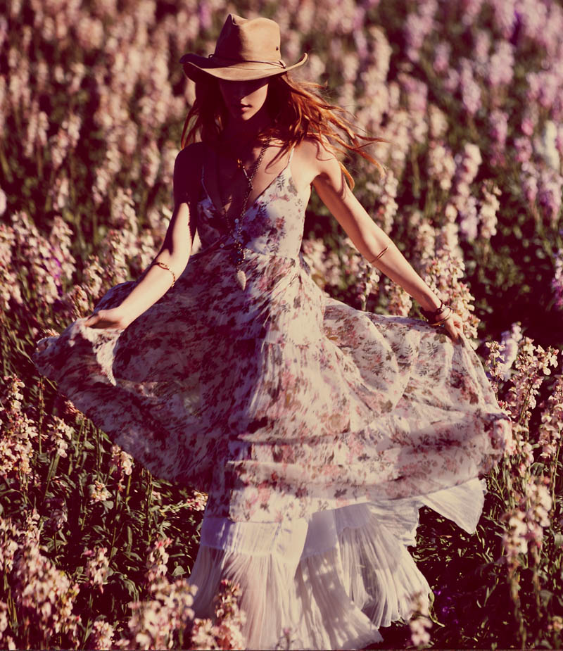 Free People Taps Flower Girls Fei Fei Sun, Martha Hunt, Alana Zimmer and Dorothea Barth Jorgensen for March Lookbook