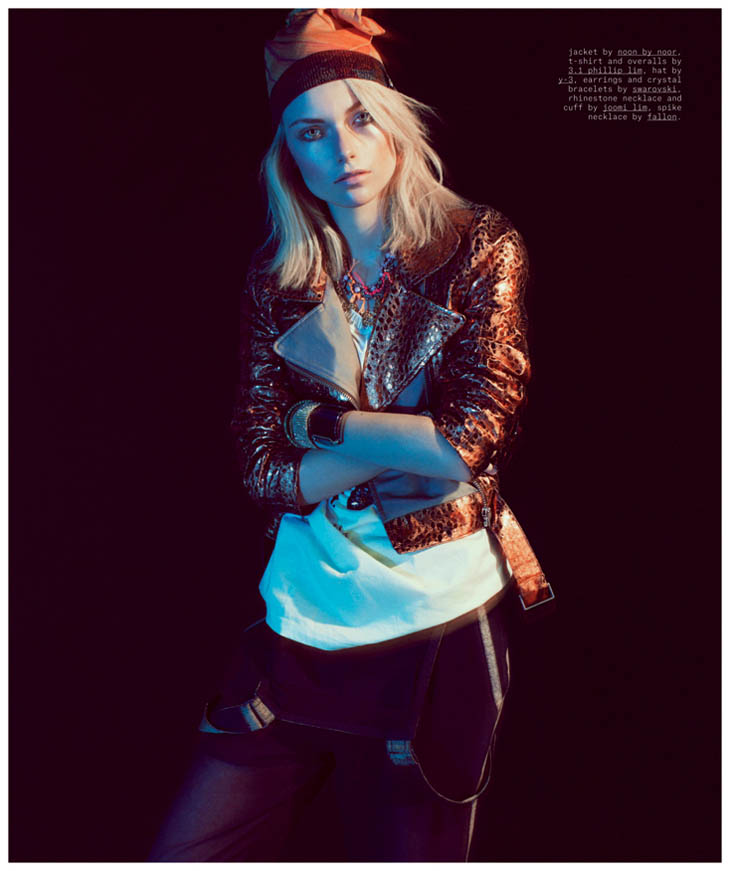 Farah Holt Shines in Urban Style for Nylon's February 2013 Issue by Justin Hollar