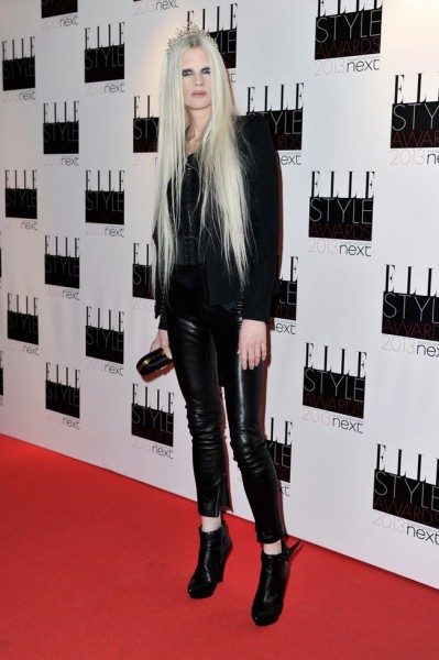 Kristen McMenamy in McQ by Alexander McQueen at the ELLE UK Style Awards Kristen McMenamy in McQ by Alexander McQueen at the ELLE UK Style Awards