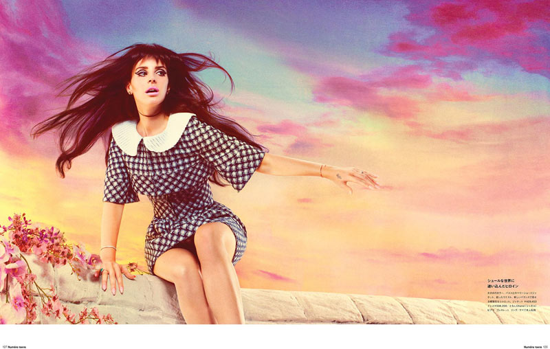 Lana Del Rey Stars in Manga-Inspired Shoot for Numéro Tokyo by Mariano Vivanco