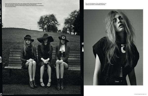 Cara Delevingne, Codie Young and Others Grace i-D's Pre-Spring Issue by Richard Bush Cara Delevingne, Codie Young and Others Grace i-D's Pre-Spring Issue by Richard Bush