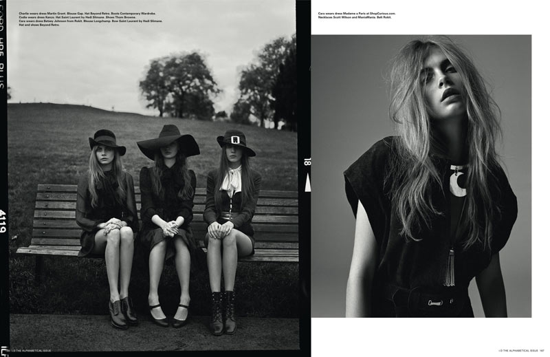 Cara Delevingne, Codie Young and Others Grace i-D's Pre-Spring Issue by Richard Bush