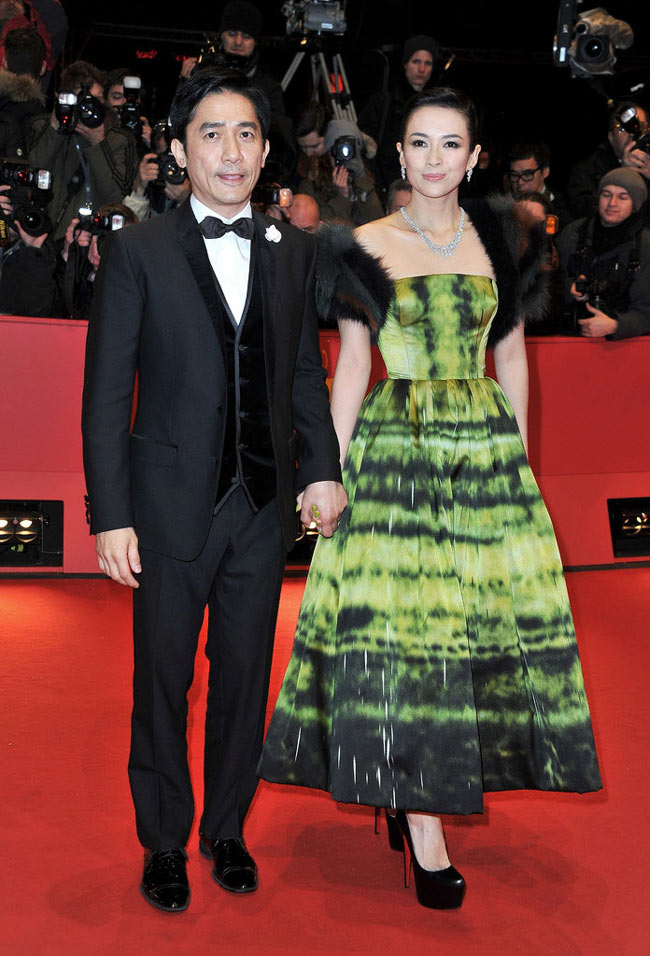 Zhang Ziyi in Dior Haute Couture at "The Grandmaster" Berlin Premiere