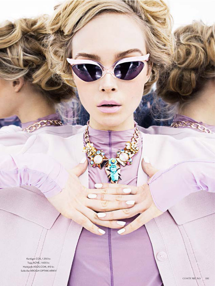 Siri Tollerod is a Factory Girl for Costume Norway March 2013