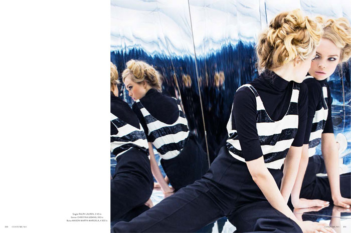 Siri Tollerod is a Factory Girl for Costume Norway March 2013 – Fashion ...
