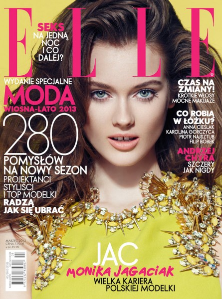 Jac Jagaciak Wears Gucci on Elle Poland's March 2013 Cover Jac Jagaciak Wears Gucci on Elle Poland's March 2013 Cover
