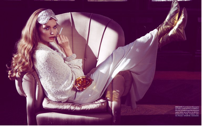 Lyoka Tyagnereva is Ladylike in Madame Germany March 2013 by Jamie Nelson