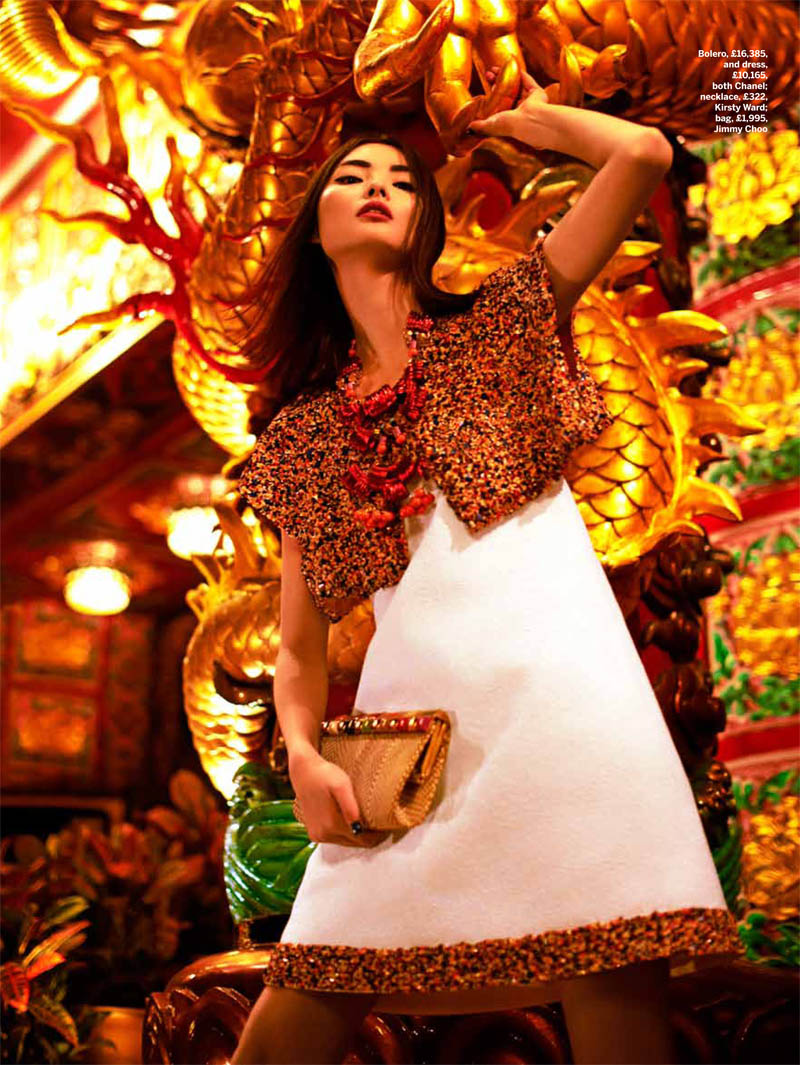 Miao Bin Si Shines in the Streets of Hong Kong for Stylist Magazine S/S 2013