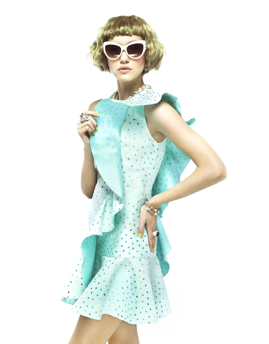 Cordelia Kuznetsova is Pretty in Pastels for Elle Russia March 2013 by Nikolay Biryukov
