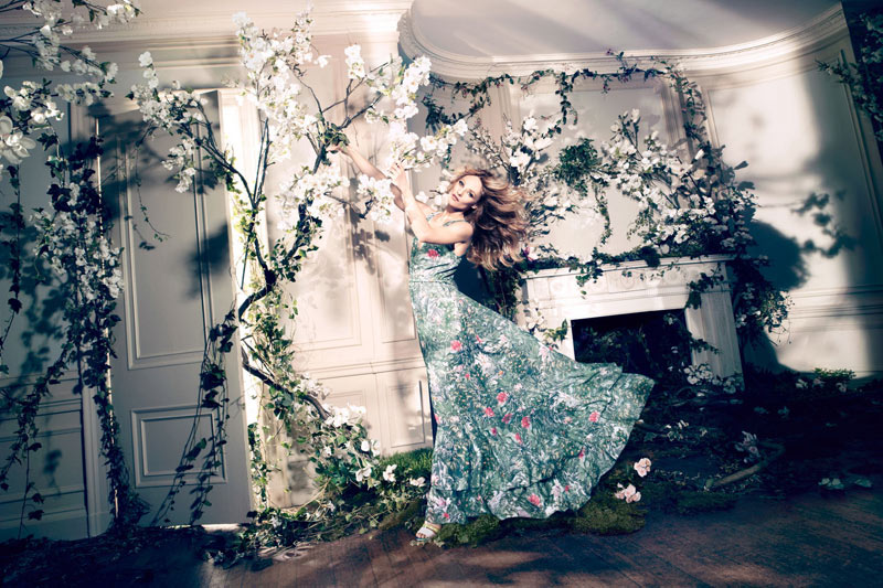 Vanessa Paradis Enchants in H&M's Spring 2013 Conscious Campaign by Camilla Akrans