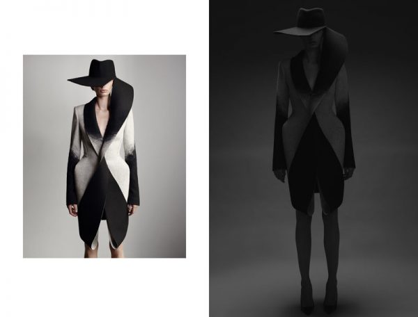 Dion Lee's Sculpted Outing for International Woolmark Competition Dion Lee's Sculpted Outing for International Woolmark Competition