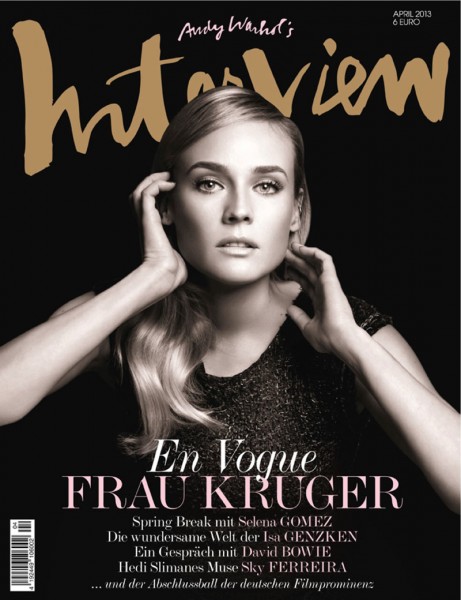 Diane Kruger and Sky Ferreira Grace the April 2013 Covers of Interview Germany