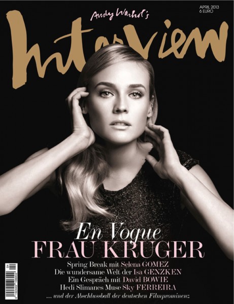 Diane Kruger and Sky Ferreira Grace the April 2013 Covers of Interview Germany Diane Kruger and Sky Ferreira Grace the April 2013 Covers of Interview Germany