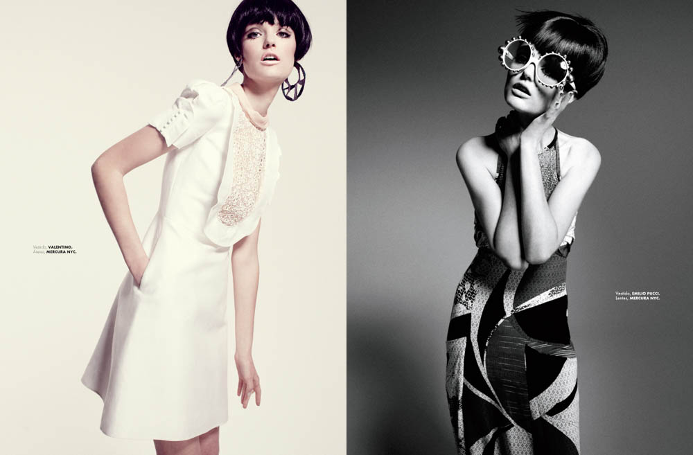 Katie Fogarty is Mod Chic for Elle Mexico April 2013