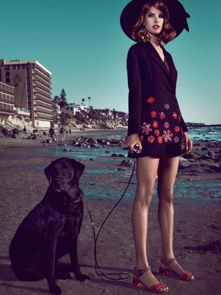 Alessandra Ambrosio is California Dreaming for Vogue Brazil's March Cover Story Alessandra Ambrosio is California Dreaming for Vogue Brazil's March Cover Story