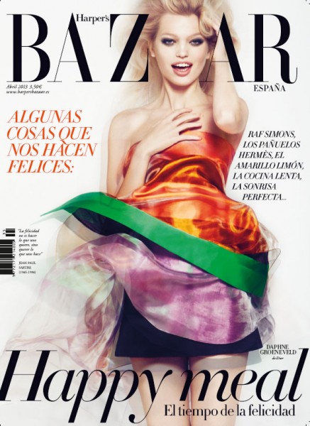 Daphne Groeneveld Dons Dior for Harper's Bazaar Spain's April 2013 Cover Daphne Groeneveld Dons Dior for Harper's Bazaar Spain's April 2013 Cover