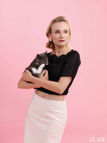 Diane Kruger Stars in Flare's April 2013 Cover Shoot Diane Kruger Stars in Flare's April 2013 Cover Shoot